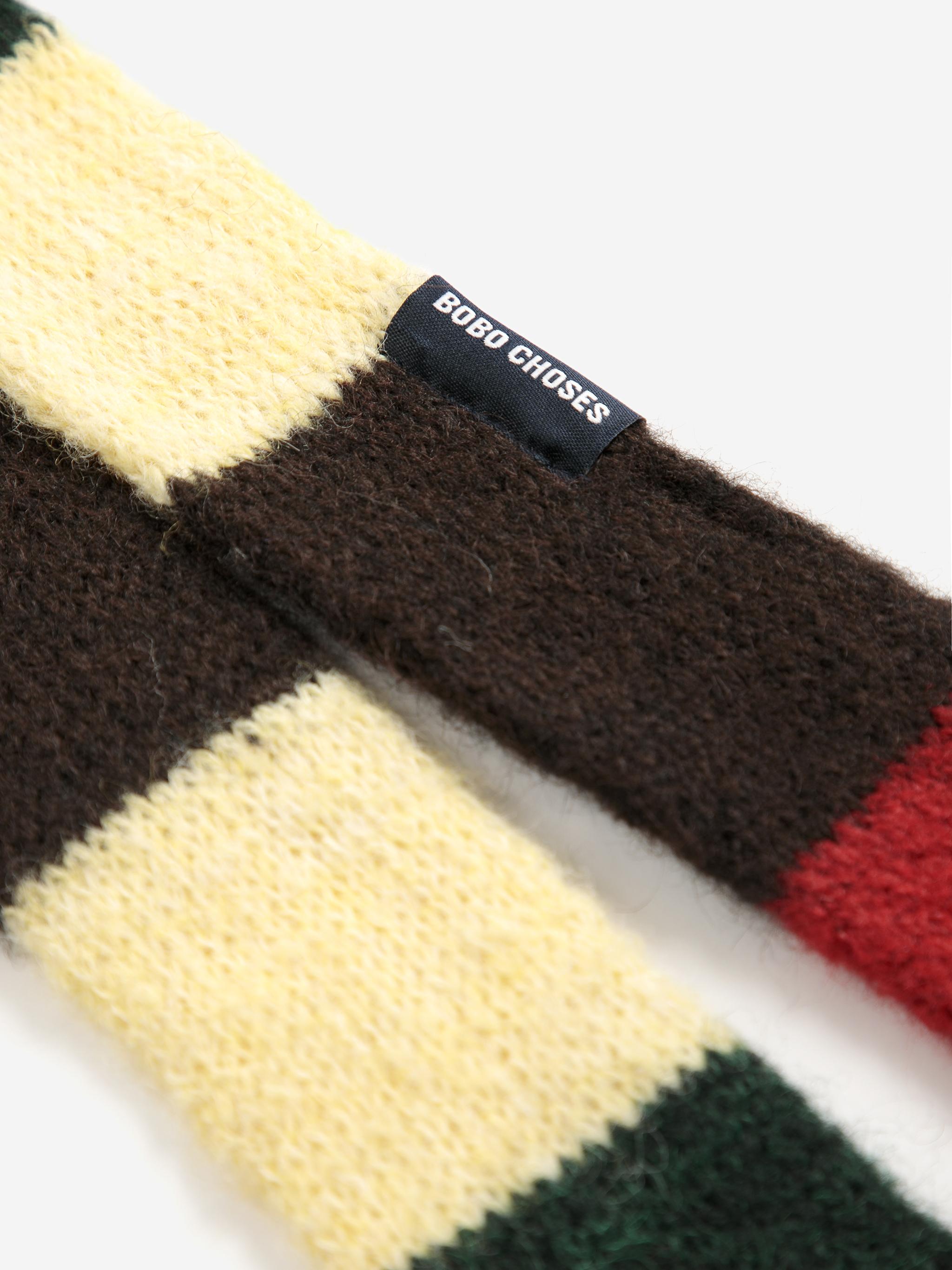 Bobo Choses Striped Scarf Unisex Schal multicolor
